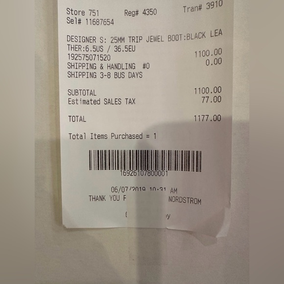 Gucci black leather boots with jewels - Picture 11 of 11